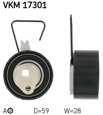Rullo tenditore, Cinghia dentata - VKM 17301 SKF
